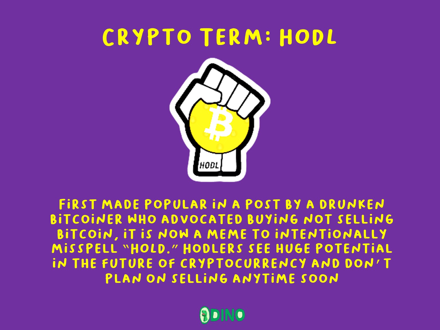 Crypto Term: HODL