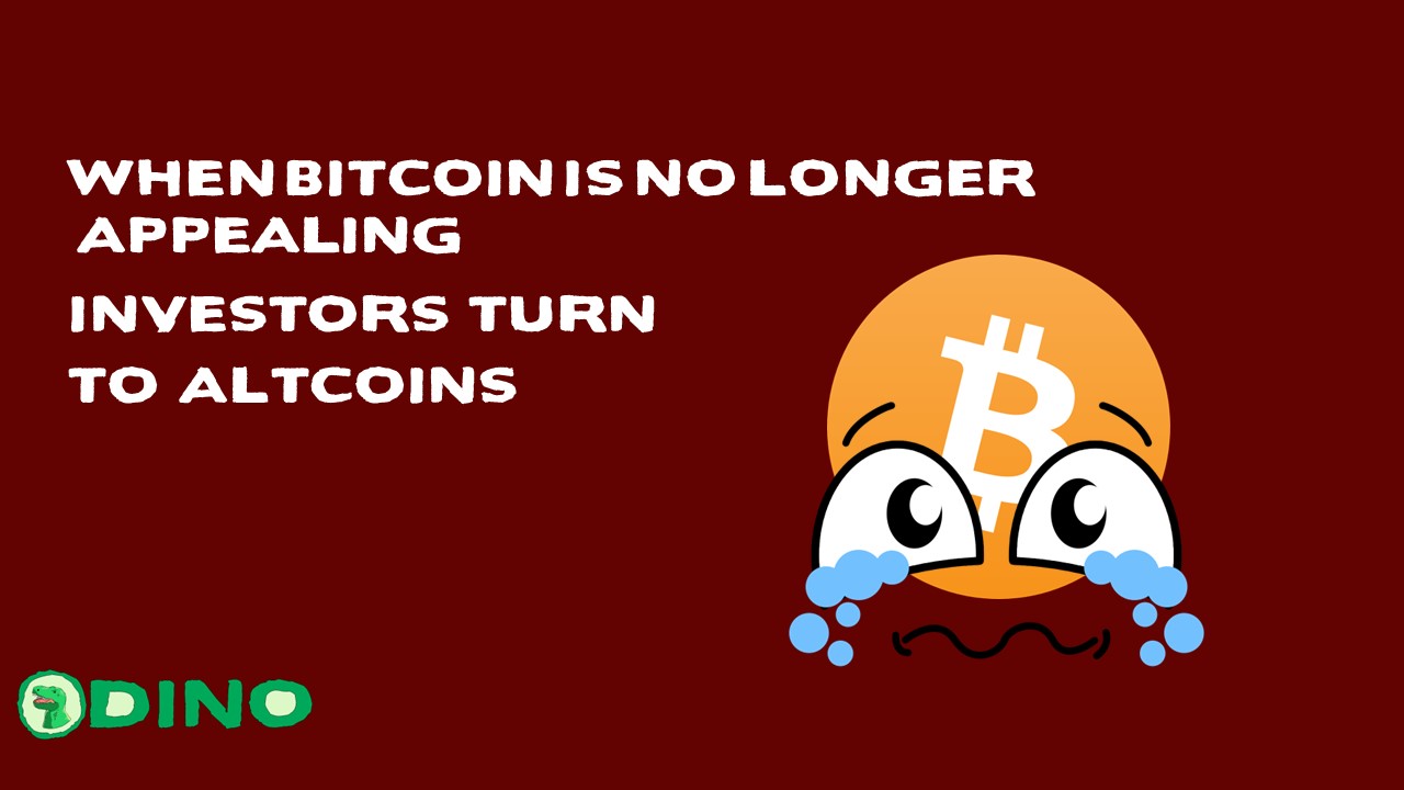 When Bitcoin is no longer appealing investors turn to altcoins