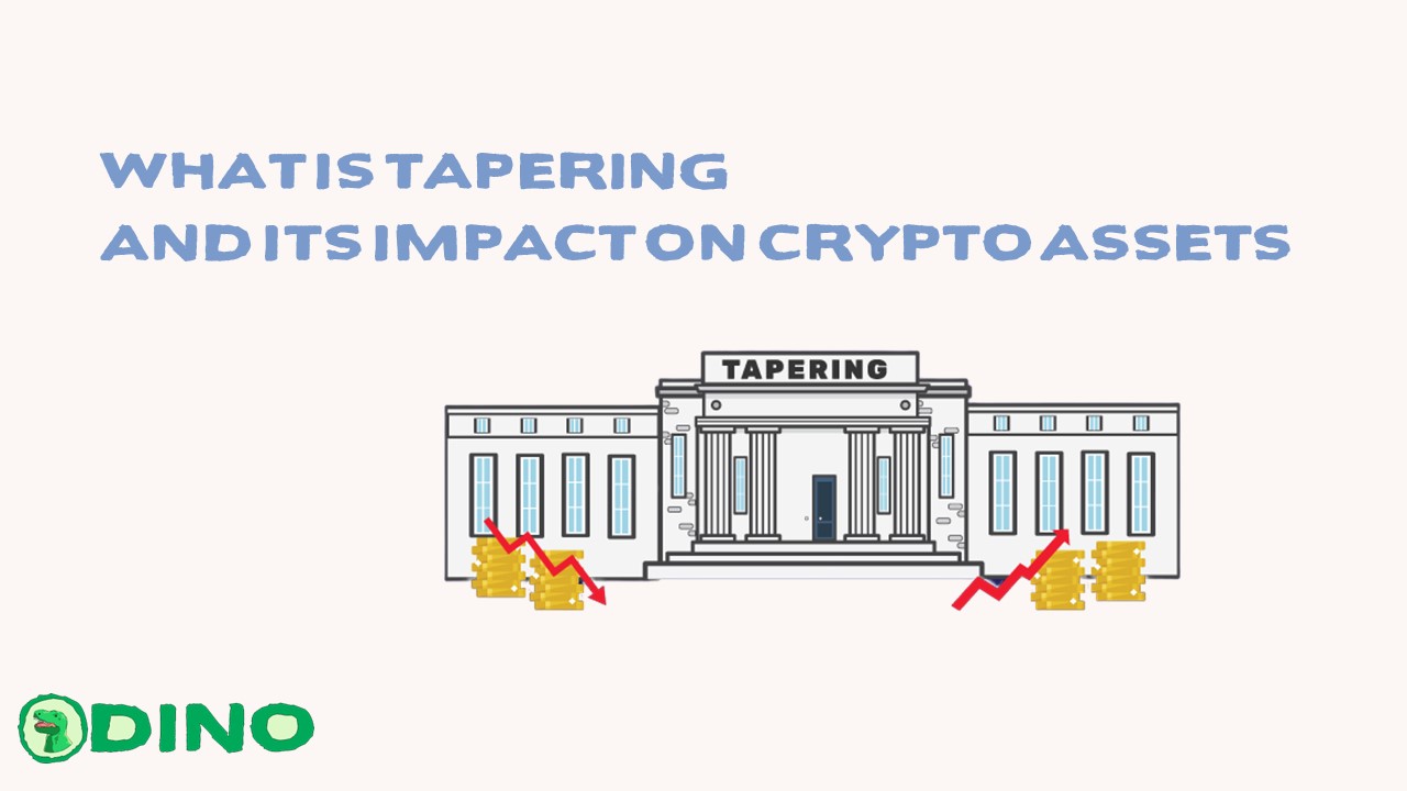 What is tapering and its impact on crypto assets